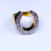 14k Yellow Gold Mens Horseshoe Ring
